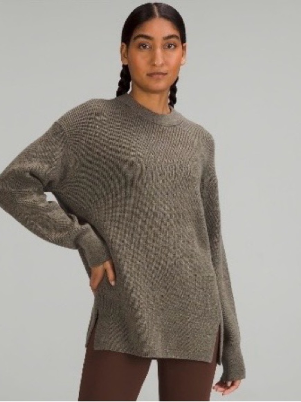 Lululemon Merino Wool-Blend Ribbed
Crewneck Sweater
